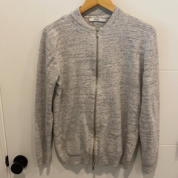 Jack and Jones long sleeve zip up sweater size LG - Picture 2 of 10